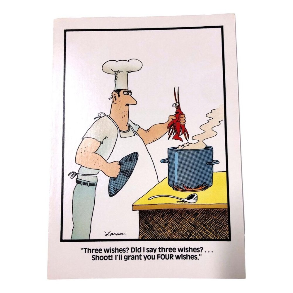 Far Side Vintage GREETING CARD Circa 1982-1984 Brand New ORIGINAL Collectible